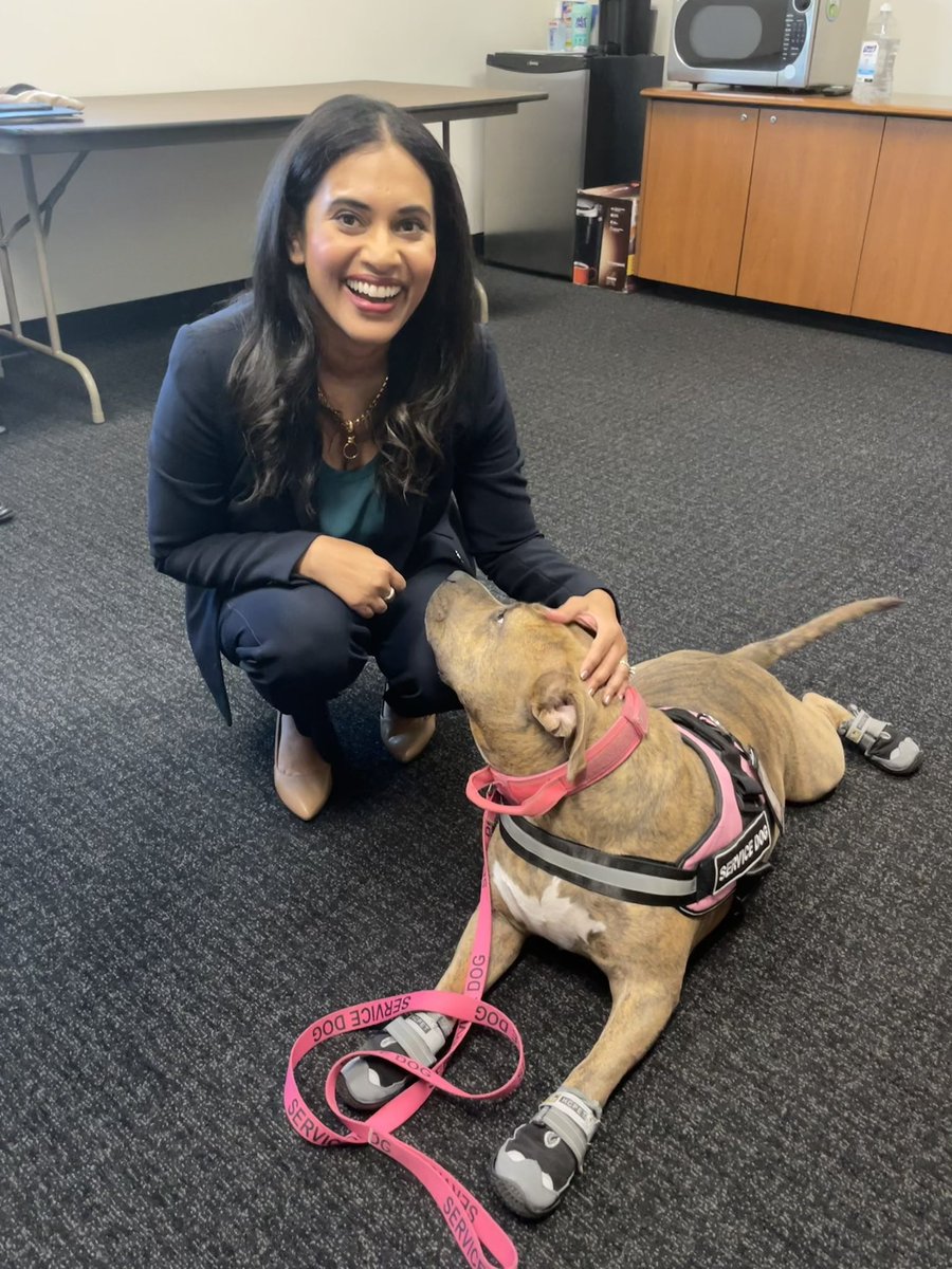 Great live taping to discuss ease of access to over the counter #birthcontrol in AZ & by FDA! Also hung w sweetest military service dog Mabel backstage! Check us out @ 10pm! @arizonapbs @asuhealth