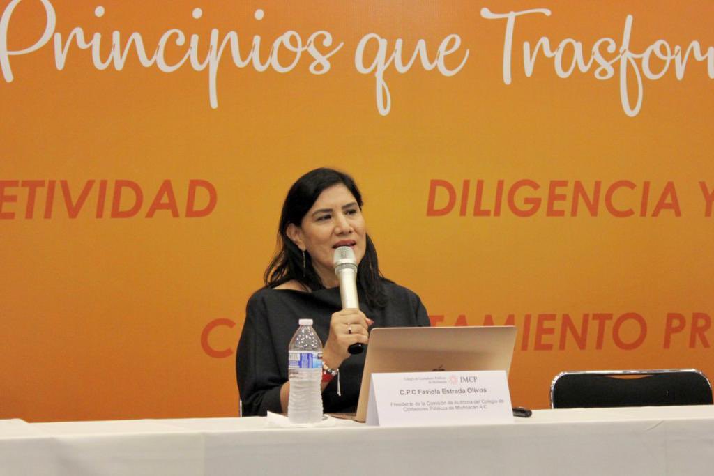 CCPMichoacan's tweet photo. Se llevó a cabo el curso "Normatividad Aplicable a Auditoría de Estados Financieros a Entidades Paraestatales", impartido por la C.P.C. y M.I, Ana Luisa Ruíz Pérez; la C.P.C. y M.I. Faviola Estrada Olivos y el C.P.C., P.D.C.F. y M.I. Erik García Gil.

#PrincipiosQueTransforman https://t.co/K4HfOsfHNL