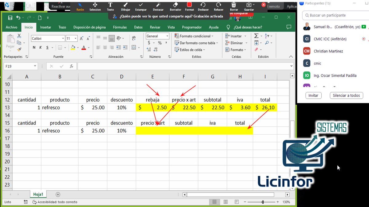 LicinforGdl's tweet photo. #Excel #Avanzado sesion 1/5 #FormulasExcel #funcionesexcel #CONTARSI #cursosonline #cursos2023 #capacitacionprofesional #office #Ofimatica #capacitacionesonline #licinfor https://t.co/ycvY0rPDLe