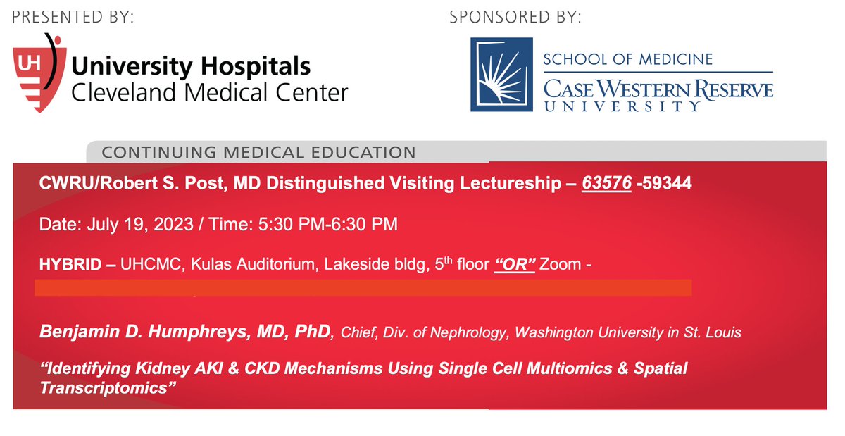 Ben Humphreys (@humphreyslab) on Twitter photo I am really looking forward to visiting Cleveland on Wednesday to deliver City-Wide Renal Rounds! As a proud <a href="/CWRUSOM/">CWRU School of Medicine</a> & <a href="/cwrumstp/">MSTP at Case Western Reserve University</a> Alum it will be great to be back. Hope to see some old & meet new friends!! <a href="/CaseKidneys/">CWRU Nephrology</a> I am really looking forward to visiting Cleveland on Wednesday to deliver City-Wide Renal Rounds! As a proud <a href="/CWRUSOM/">CWRU School of Medicine</a> & <a href="/cwrumstp/">MSTP at Case Western Reserve University</a> Alum it will be great to be back. Hope to see some old & meet new friends!! <a href="/CaseKidneys/">CWRU Nephrology</a>