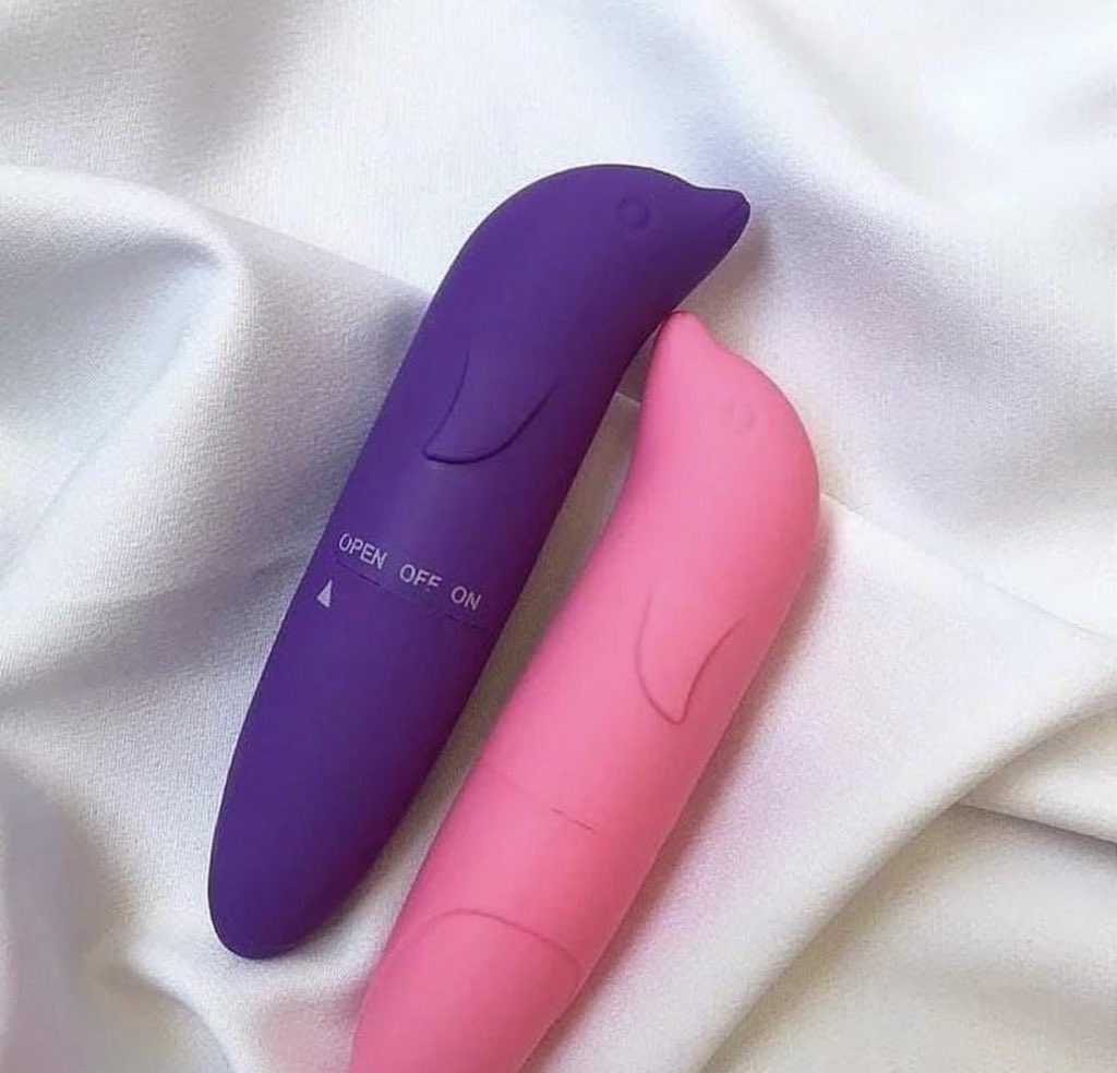 Vibrador Golfinho ponto G aveludado .
$ 20,00