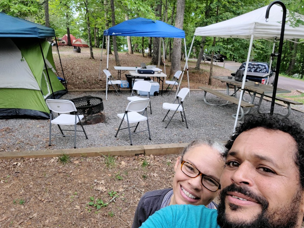 PreKStoic's tweet photo. Honeymoon camping https://t.co/8V8qfy7chJ