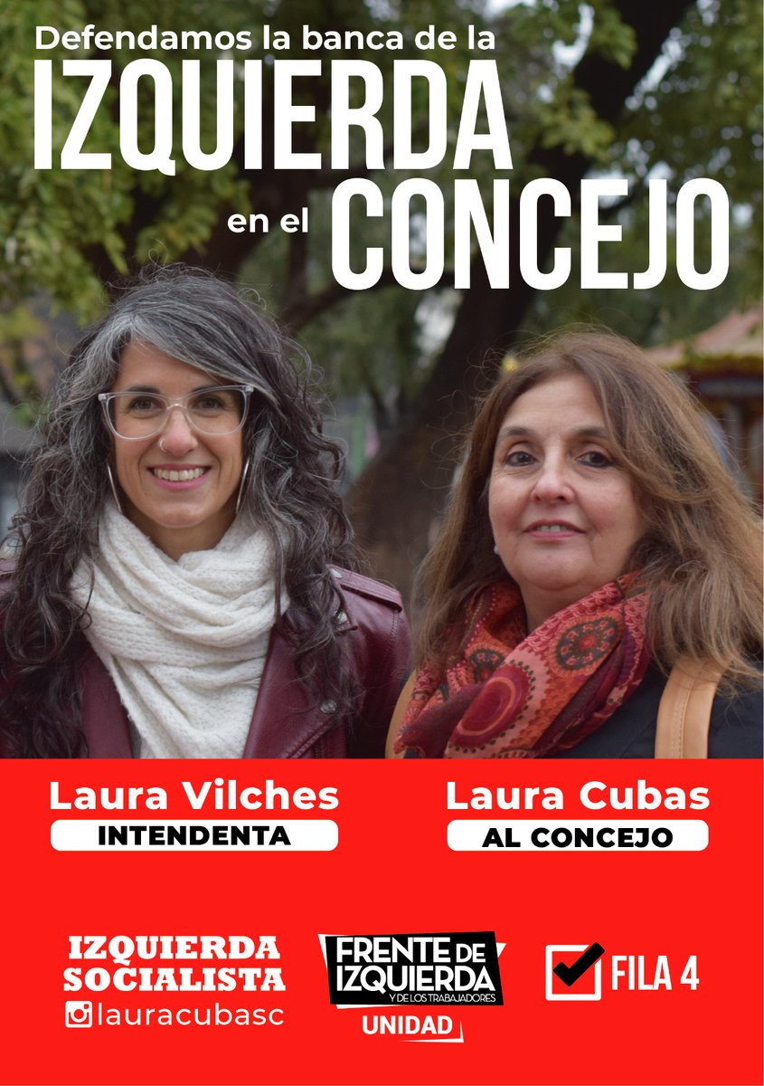 lauracubasc's tweet photo. Defendamos la banca de la Izquierda en el Concejo Deliberante de Córdoba!
La salida es por izquierda https://t.co/d580drv22g