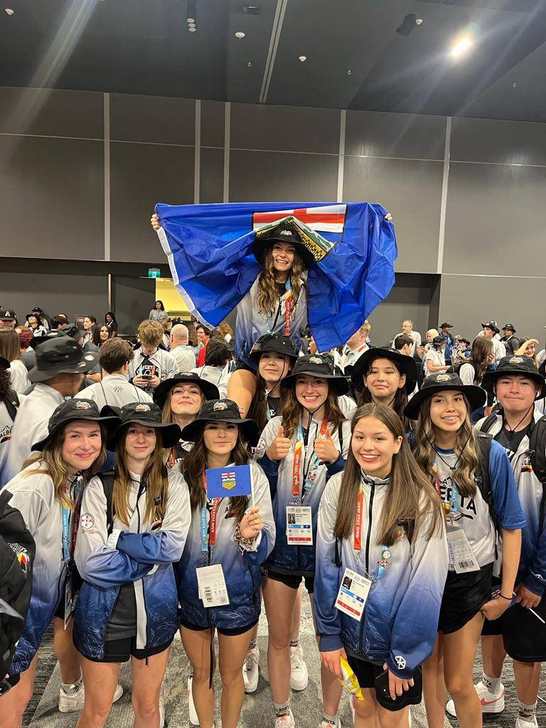 jasonbrogers's tweet photo. Stoked for our #Alberta U16 Women’s Basketball team at the @NAIG2023 tournament! They took down Ontario today &amp; will face Quebec next!

@rundlecollege student Charlie A. is an instrumental member of the team! #gocobrasgo #wearerundle 

@YourAlberta @AISCA_AB @CAIS_Schools https://t.co/19eOF7BTSw