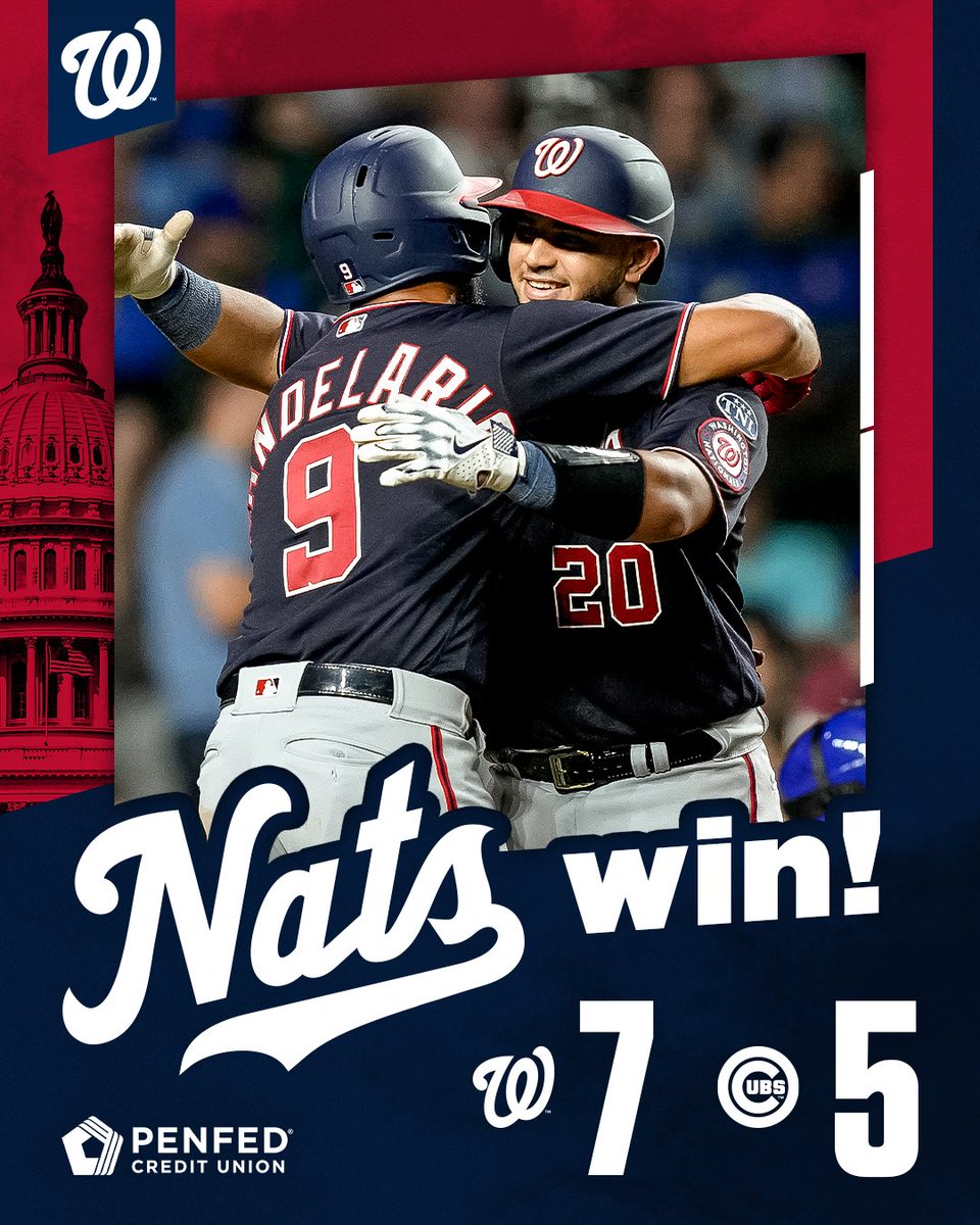 Nationals's tweet photo. Put a Curly W in the books!

#NATITUDE https://t.co/Dba4m9U1z9