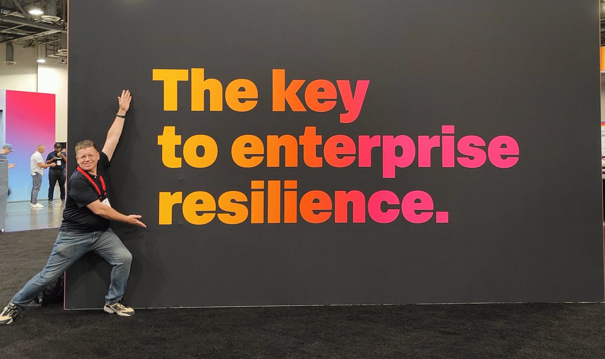 This is my first <a href="/splunk/">Splunk</a> conference, so I'll admit that I don't know if they've always had this focus on resiliency, but I'm here for it.

#SplunkConf23 is just underway and I'm loving the messaging about IT and security working from the same data. #noMoreSilos #ad