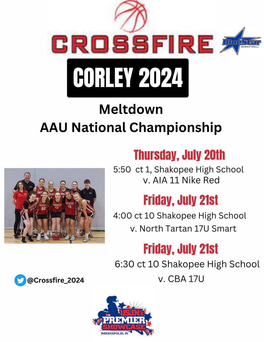 <a href="/averykrumwiede/">Avery Krumwiede</a> <a href="/AshleyKing2024/">AshleyKing20</a> <a href="/AriComfort2024/">Arianna Comfort</a> <a href="/langeberghannah/">Hannah Langeberg</a> <a href="/williams_h2/">Hailey Williams</a> <a href="/KateDrury2024/">Kate Drury</a> <a href="/MalechaMadison/">Madison Malecha</a> <a href="/NessaWright2024/">Vanessa Wright</a> <a href="/lizzie_corley/">Lizzie Corley</a> @Crossfire_2024 <a href="/CrossfireGHoops/">Crossfire Girls Hoops MN AAU</a> <a href="/JrAllStarMN/">Minnesota Jr. All-Star GBB</a> <a href="/FiveStateHoops/">Chuck Thompson</a> <a href="/GMacHoops/">Grant McGinnis</a>