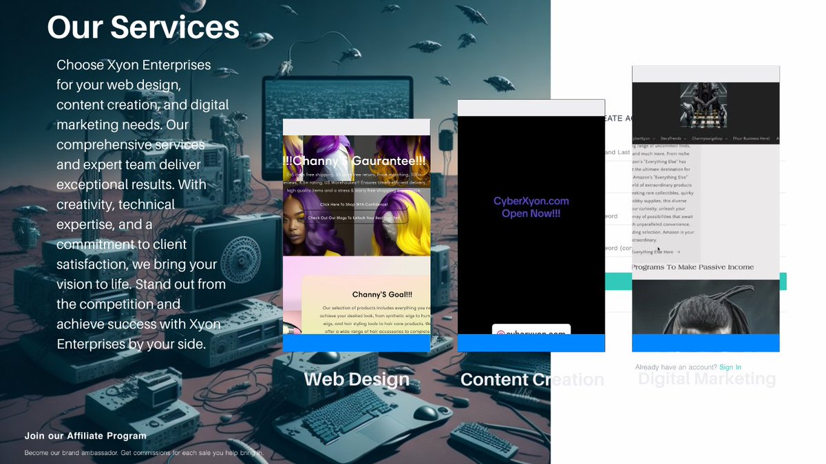 XyonENT's tweet photo. Unlock the Power of Xyon Enterprises - Your Trusted Partner for Exceptional Solutions. Discover innovative products, personalized service, and a commitment to customer satisfaction. Experience excellence like never before. https://t.co/UpTuRnMFQA