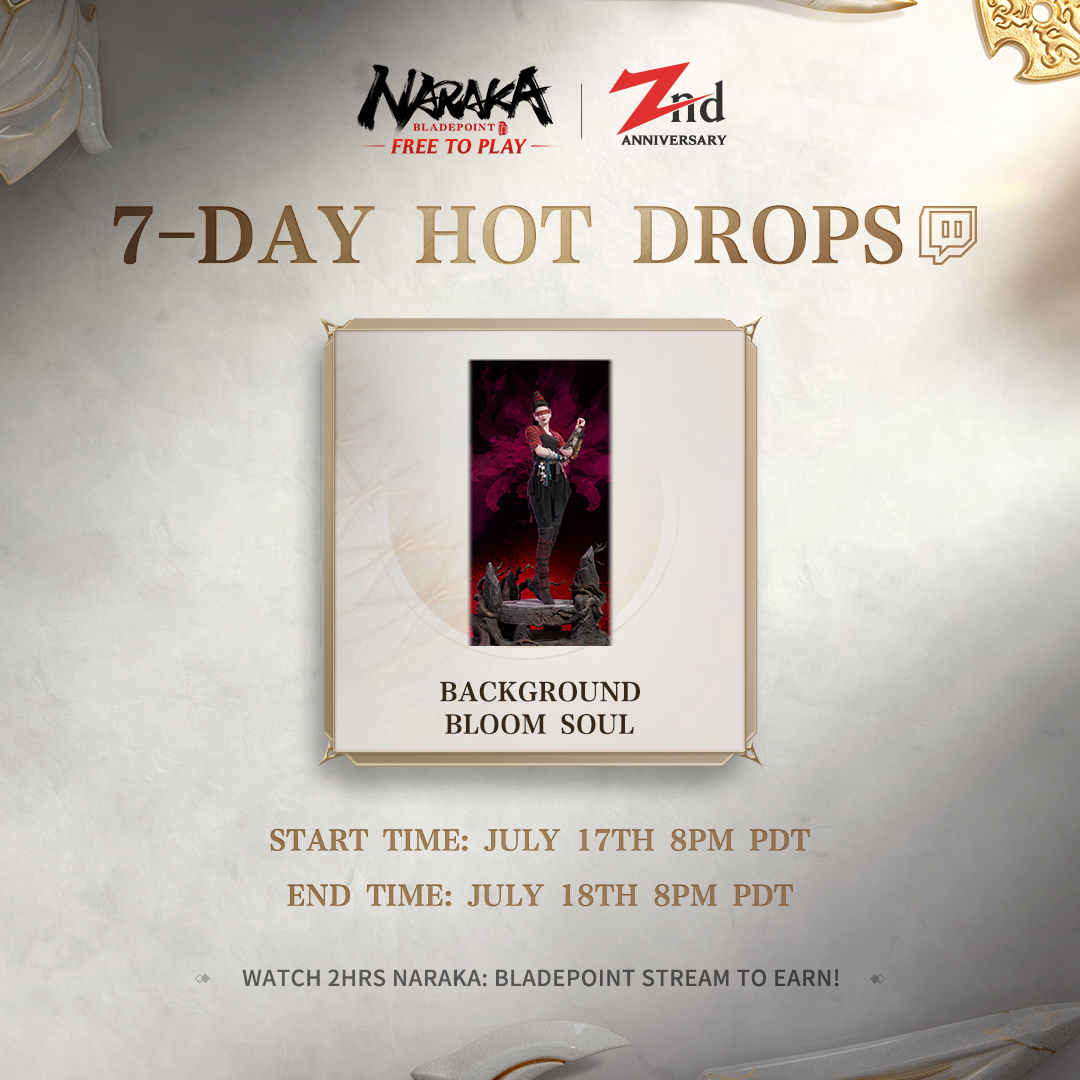 NARAKA BLADEPOINT On Twitter It s Day 5 Of The Twitch Hot Drop Event naraka-bladepoint-on-twitter-it-s-day-5-of-the-twitch-hot-drop-event