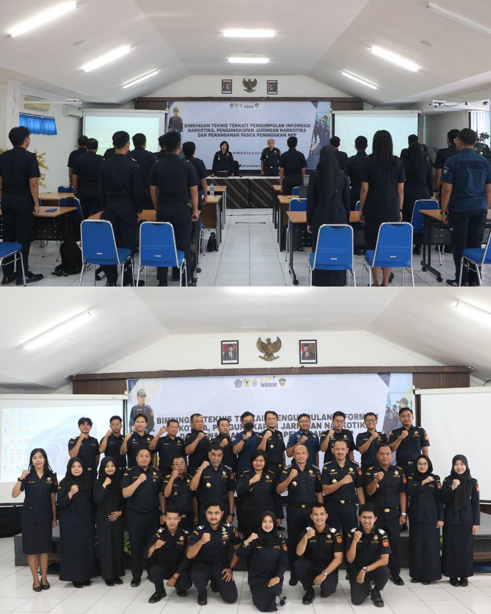 bckalbagtim's tweet photo. Balikpapan - Dalam upaya peningkatan kompetensi pegawai khususnya di bidang pengawasan, BC Kalbagtim mengadakan bimtek dengan tema Pengumpulan Informasi Narkotika, Pengungkapan Jaringan dan Penanganan Pasca Penindakan NPP pada tanggal 10 s.d. 12 Juli 2023 di Aula Kantor. https://t.co/qY0uGAj6Jd