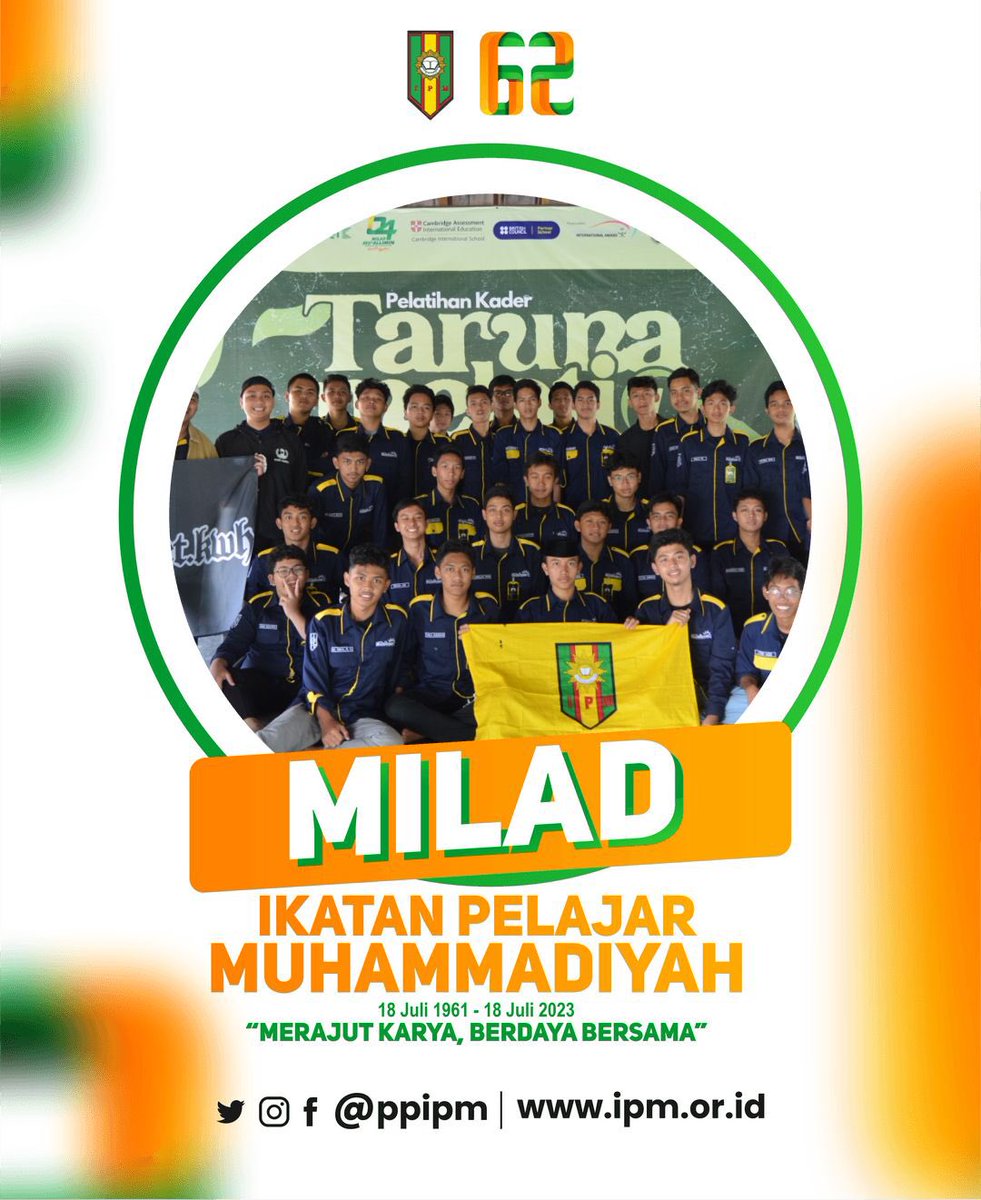 IPMMuin's tweet photo. Selamat Milad IPM Kita!
@PPIPM 
#Milad62IPM 
#TerimakasihIPM https://t.co/thWr3UZ4vI