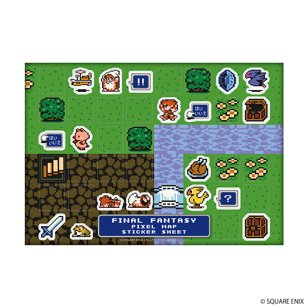 非売品】ファイナルファンタジー敵キャラドット絵ステッカー