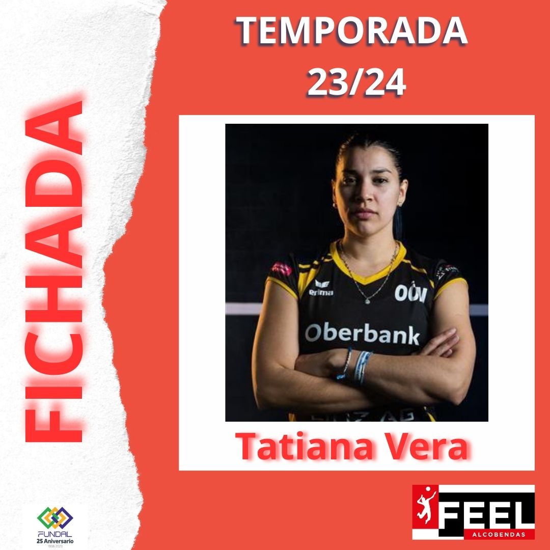 ¡Nuevo fichaje para el Feel Alcobendas!

Tatiana Vera se incorpora para la temporada 23/24

Otra colocadora de lujo para el club en Superliga Iberdrola <a href="/RFEVB/">Real Federación Española de Voleibol</a> 

¡Bienvenida Tati y a por todas!