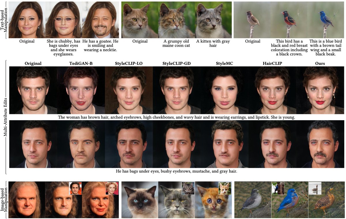 🎉 Exciting news! Our paper “CLIP-Guided StyleGAN Inversion for Text-Driven Real Image Editing" has been accepted to ACM Trans. on Graphics and will be presented at <a href="/SIGGRAPHAsia/">SIGGRAPH Asia ➡️ Hong Kong</a> 2023. Co-authored with <a href="/cjberg19/">Canberk Baykal</a>, <a href="/abdul_basit_98/">Abdul Basit Anees</a>, <a href="/guerrera_desesp/">Duygu Ceylan</a>, <a href="/erkuterdem/">Erkut Erdem</a> and <a href="/denizyuret/">Deniz Yuret</a>. 1/4