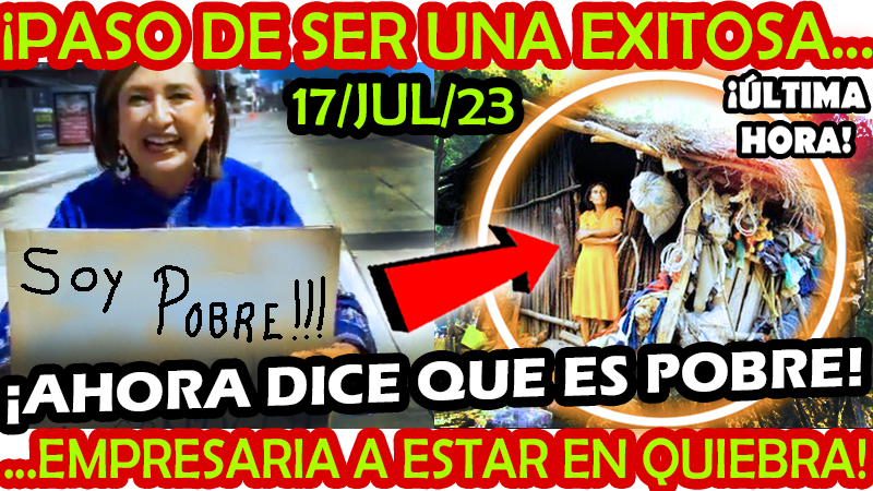 ESPOLITIC's tweet photo. ¡ A H O R A D I C E Q U E E S P O B R E ! Paso de ser una exitosa empresaria a ser una " muerta de hambre " !
https://t.co/8PgHh77rLT
#XochitlGalvez #LopezDoriga #ARISTEGUI #EMPRESAS #HighTechServices #OMEI #SENADORA #ClaudioXGonzalez #PRIAN #PRI #PAN #ELECCIONES https://t.co/VH8ORLiul5