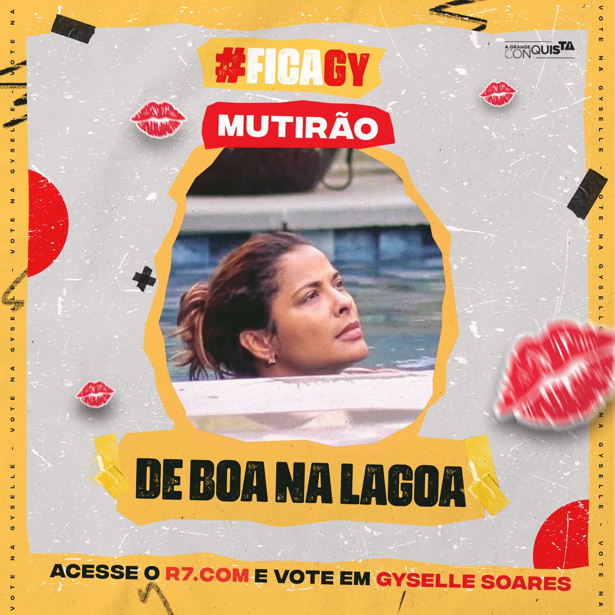 Gyselle_Soares's tweet photo. 💋 MUTIRÃO DE BOA NA LAGOA 💋

🗳️ A CADA 10 VOTOS, COMENTE UM EMOJI AQUI.

✅ O voto é para SALVAR, votem na Gy.

⏰ Encerra às 02:00h

🎯 Votos válidos APENAS NO R7!

LINK: https://t.co/iLyCgAf3AH

#FicaGyselle #AGrandeConquista https://t.co/0XQWFc6Y7q