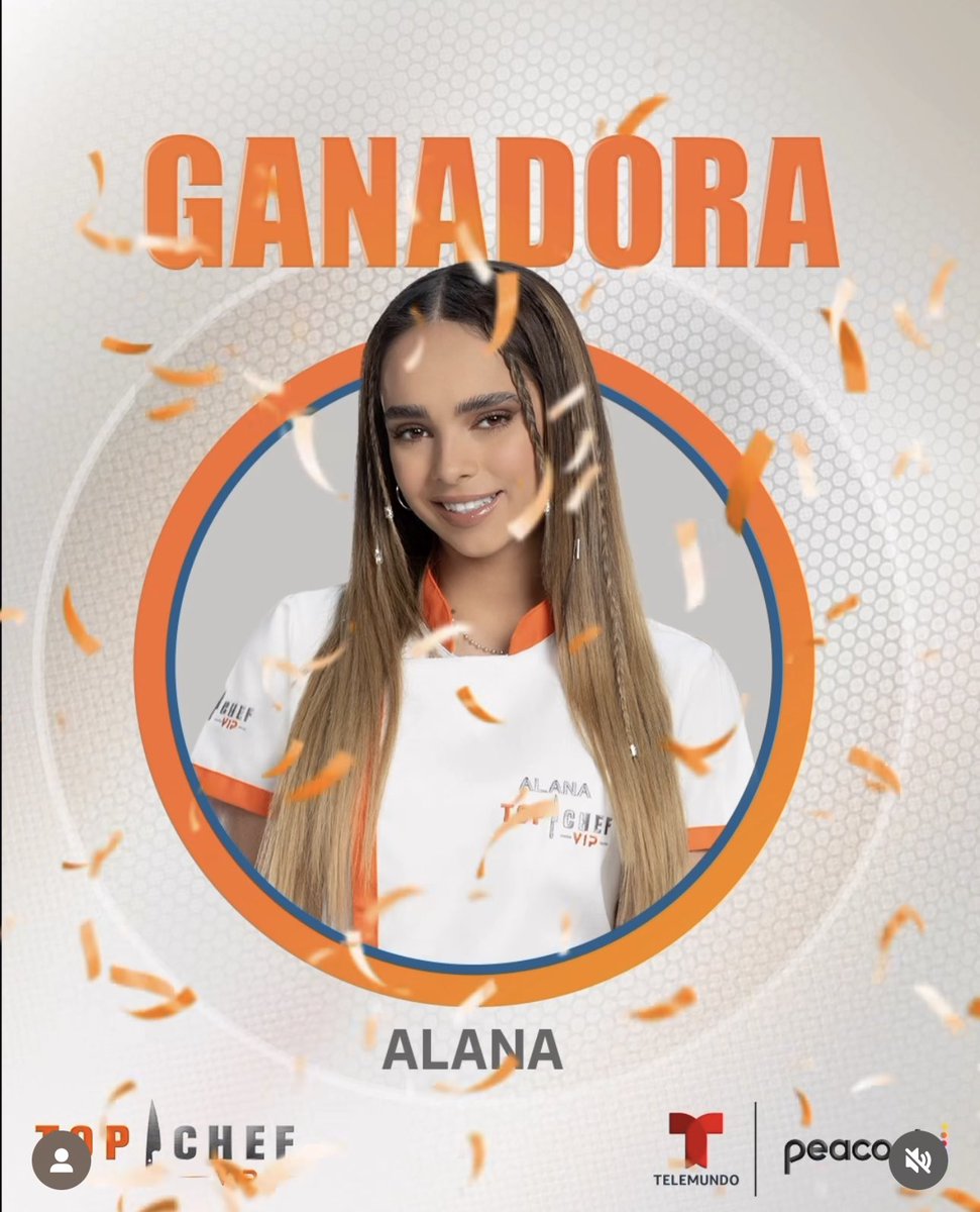 Alana se corona como la gran ganadora de #TopChefVIP2