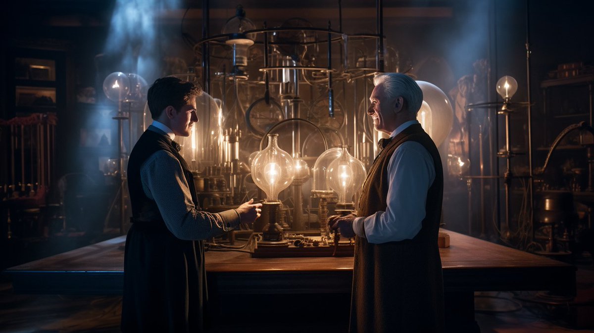 In the late 19th century, the rivalry between Thomas Edison and Nikola Tesla, known as the "Battle of the Currents," forever altered the course of history... and set the stage for the renewable energy revolution we see today. 

This is the story that changed the world: 👇