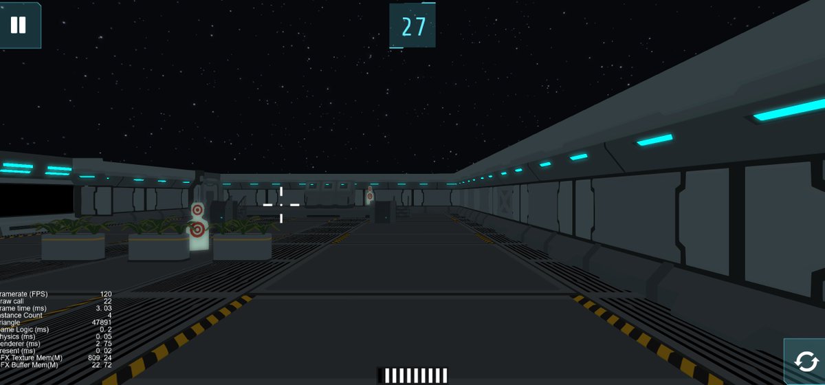 vkrishna1983's tweet photo. Enabled bloom using Custom RenderPipeline in #QuickGun built using @CocosEngine 3.7.2 Pretty cool. Excited about how this is turning out. #WebGL #gamedev #html5 https://t.co/gCTVxHyv0a