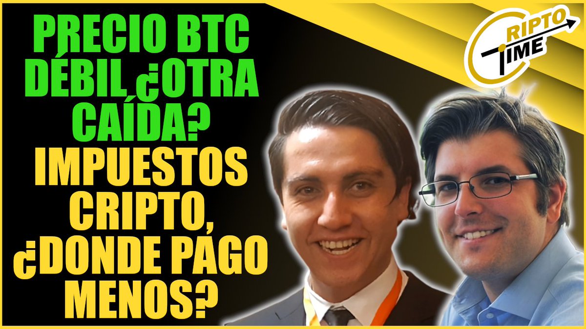 tucriptotime's tweet photo. https://t.co/kUJm1IksLG
¿BTC débil? ¿Otra caída inminente? ¡Analizamos el mercado y sus tendencias para darte las mejores recomendaciones! Además, descubre dónde pagar menos impuestos en tus criptomonedas. #MercadoCripto #ImpuestosCripto #Inversiones https://t.co/NoRaDQtn6k