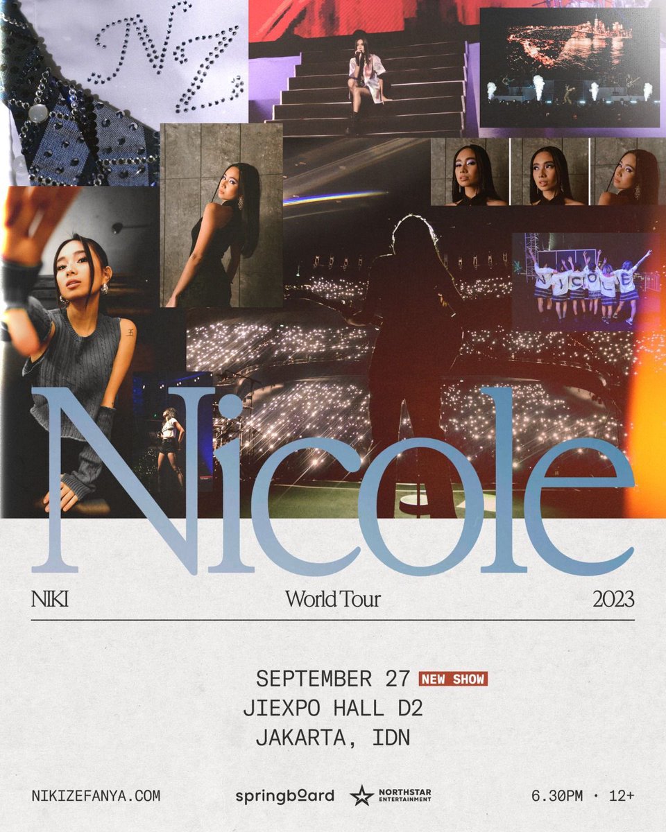 Jakarta i love u soooo much, i am SO excited to announce a 2nd show for my hometown! this last leg of the Nicole tour will be very special, & i wanted to see as many of u as possible!!! terima kasih yaaa atas kesabarannya 😅 JKT DAY 2 TICKETS ON-SALE !!! 21 JULI 10:00 WIB !!!