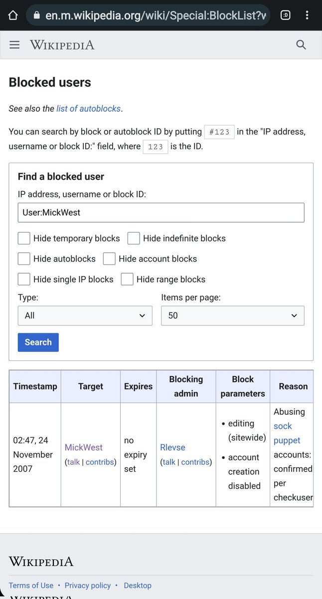 RobHeatherly1's tweet photo. Mick West @MickWest perm. banned from Wikipedia as an editor/user for abusing sock puppet rules with alias "Herd Of Swine."
Use drop down carrots to read through his editing wars, mocks  Christian editors' faith &amp; God. See "Your limb comment" 
#ufotwitter
https://t.co/W0W4Qy07aR https://t.co/mgZeOvNvZk