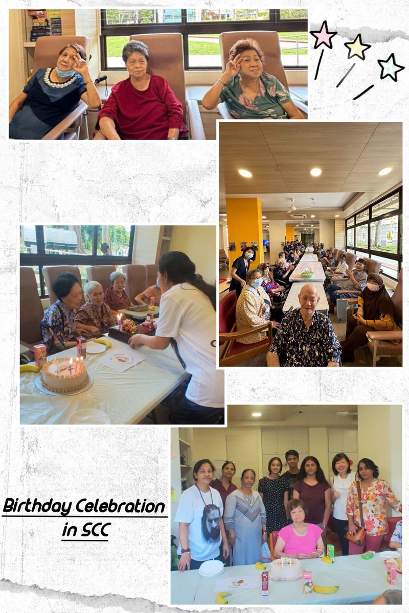 THKNH_LTD's tweet photo. SCC had a fun activity week for our elderly clients and volunteers with Birthday Celebration and Sing along Session. Volunteers had brought joy to all seniors and staffs with their lovely sweet treats and amazing performances. 
#THKSCC #THKNH #BIRTHDAYCELEBRATION #SENIORS https://t.co/58VG8rFasb