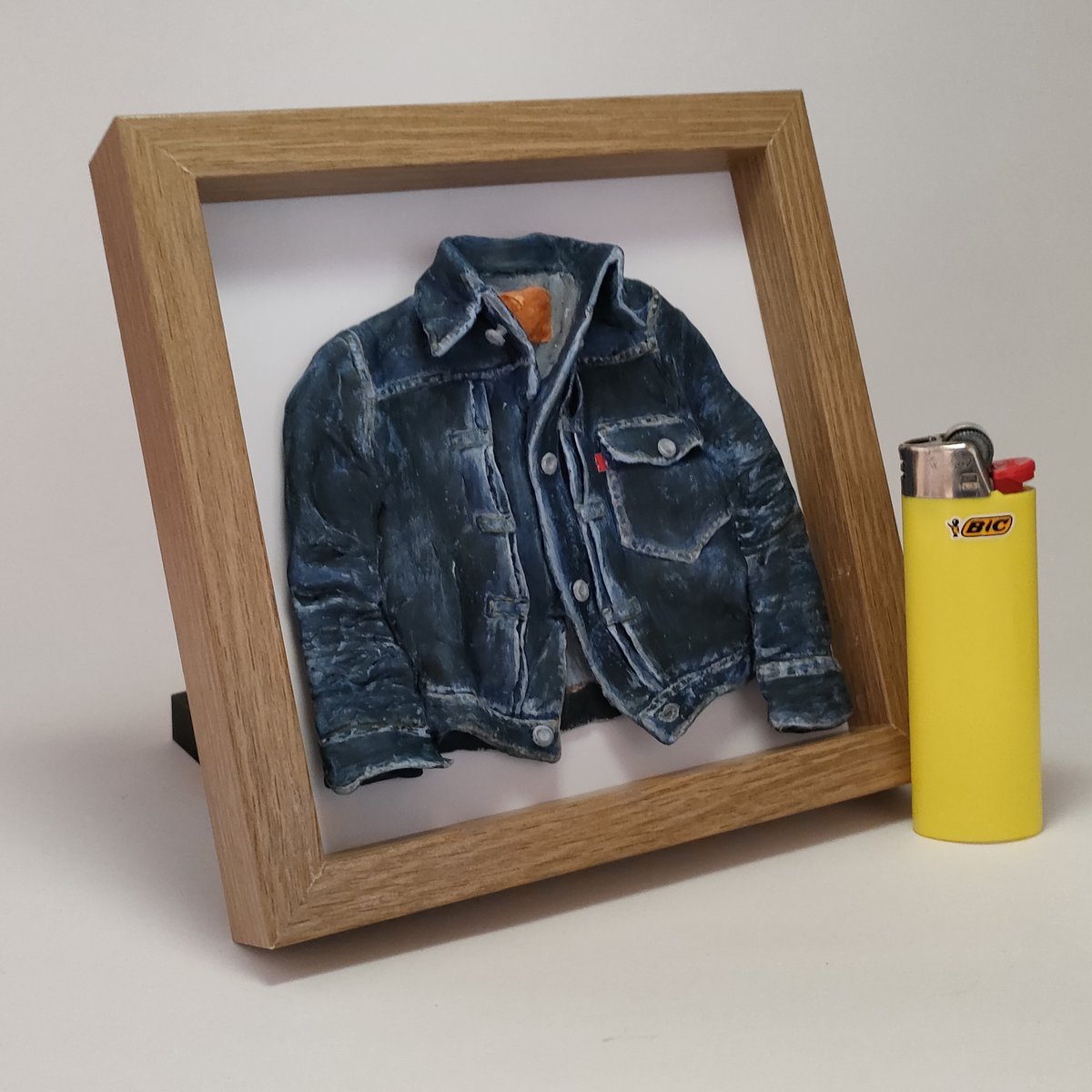 ODENODENxx's tweet photo. ■Levi’s 1st Denim Jacket/リーバイス ファースト Gジャン
作品の販売もおこなっております。DMにてお気軽にお問合せください。※オーダー制作も承ります。
#levis #levisdenimjacket #1stdenimjacket #denimjacket #506xx #gジャン #リーバイス #粘土 #粘土細工 #miniatureartwork https://t.co/LFfKH0grXk