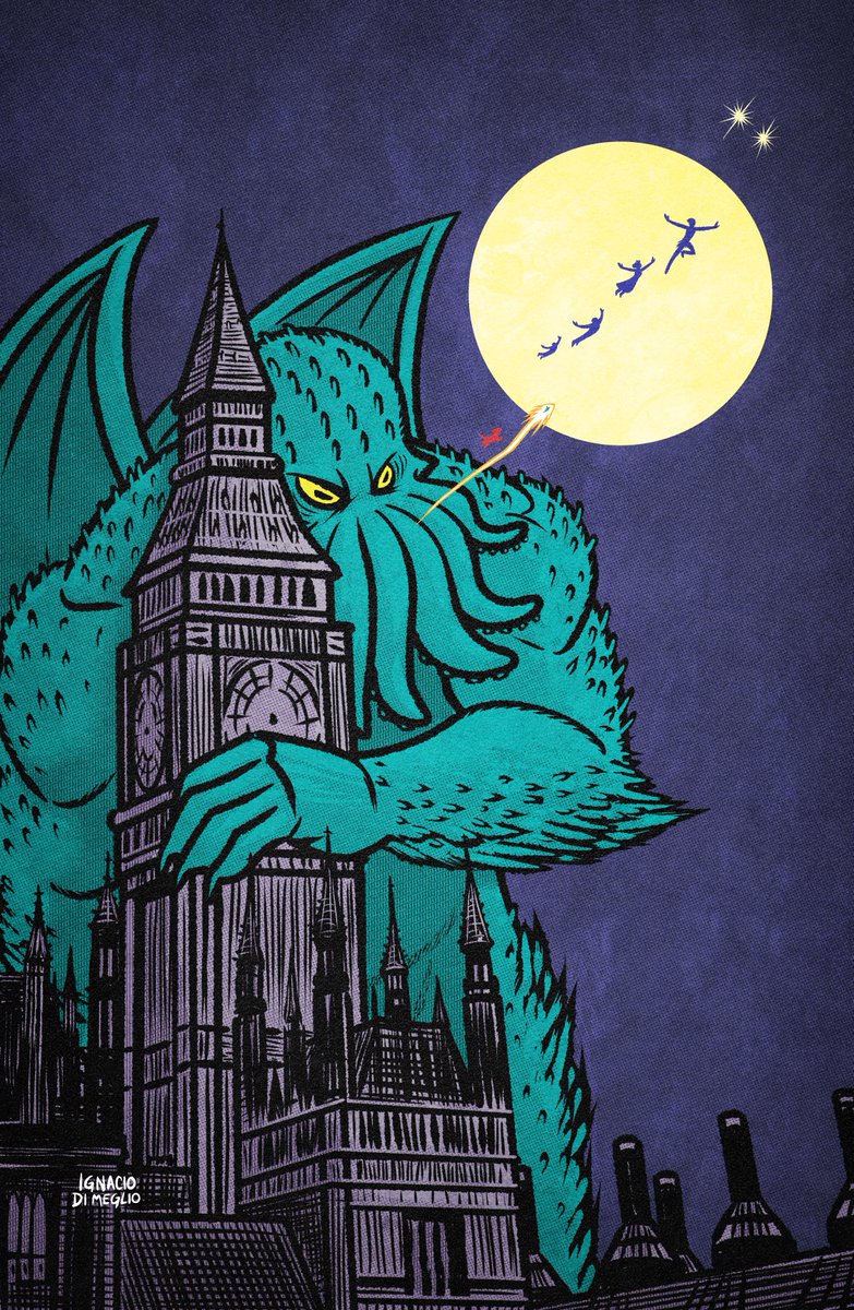 Ignacio Anibal Di Meglio (@ignaciodimeglio) on Twitter photo Wanna know what happens when CTHULHU INVADES NEVERLAND?
Go to CTHULHUINVADES.COM sign up and get notified when it launches.
FYI, when CTHULHU invaded Wonderland it got nominated for a Ringo award so, you know <a href="/jesterlou/">Travis Gibb - Cthulhu Invades Fairy Tales 2</a> has the goods.
Iä! Iä! Cthulhu fhtagn! 🐙💤 Wanna know what happens when CTHULHU INVADES NEVERLAND?
Go to CTHULHUINVADES.COM sign up and get notified when it launches.
FYI, when CTHULHU invaded Wonderland it got nominated for a Ringo award so, you know <a href="/jesterlou/">Travis Gibb - Cthulhu Invades Fairy Tales 2</a> has the goods.
Iä! Iä! Cthulhu fhtagn! 🐙💤