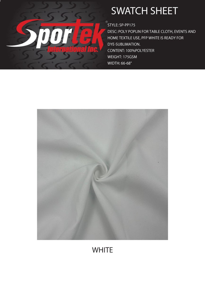 SportekInternat's tweet image. SP-PP175 Poly Poplin
Get here sportek.com/products/sp-pp…
#BagsBackPacks #ColorCard
sportek.com
