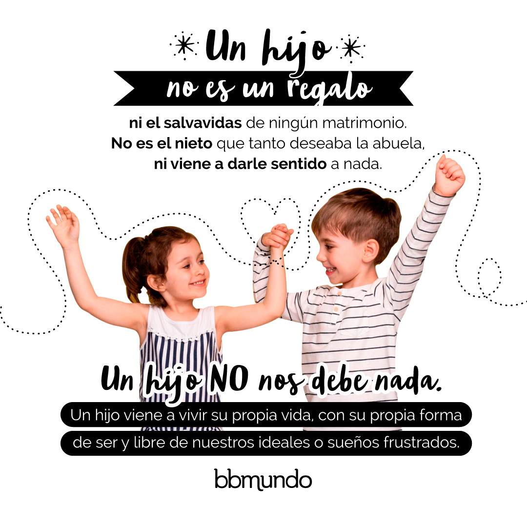 bbmundo_com's tweet photo. Un hijo NO nos debe nada.
Que jamás se sientan obligados a regresarnos algo, no nos tienen que pagar nada, no tienen que ser lo que nosotros les digamos que sean. https://t.co/PozbpuAvO7
