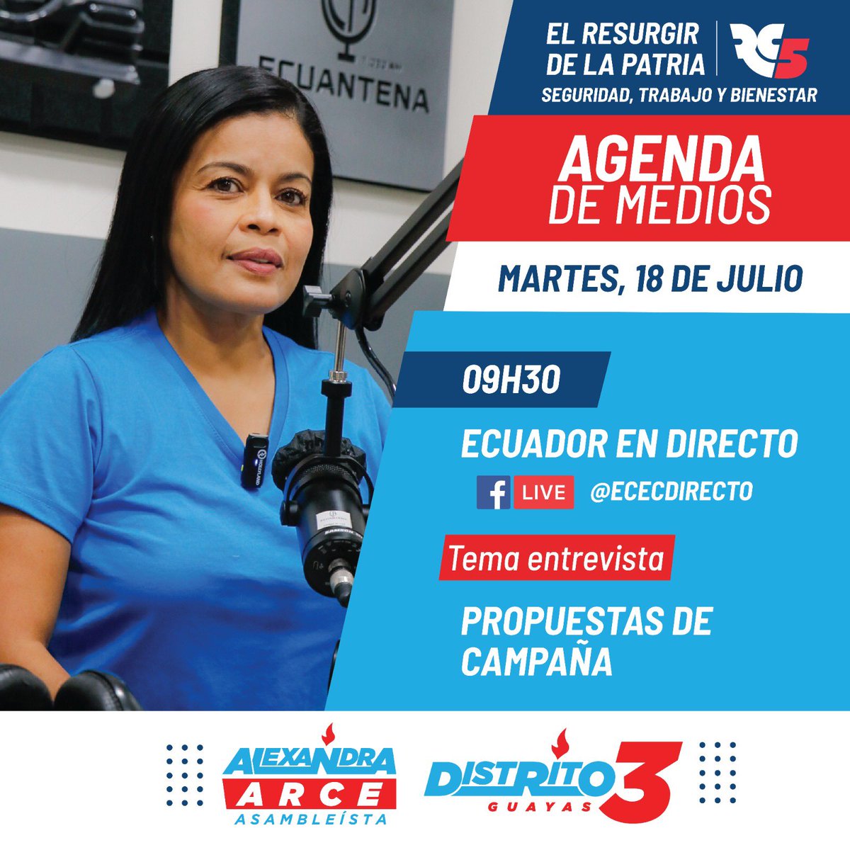 Alexandra_Arce's tweet photo. No te pierdas mañana en la mañana 🖐🏻💙📡
📻@EcEnDirecto
⏰ 09h30
#AlexandraArceEnMedios 🎙️
#Meeeegusta 💙
@MashiRafael https://t.co/PBGQJcRtZf