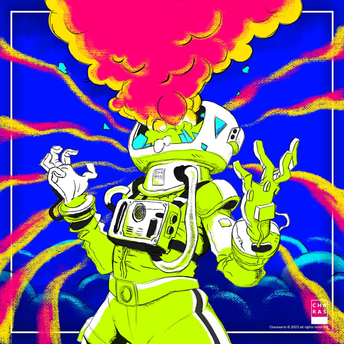charasarts's tweet photo. "Be an Astronaut" Digital art via @artstationhq https://t.co/Ta9e9YZ0uq https://t.co/eUTlEPkcCF