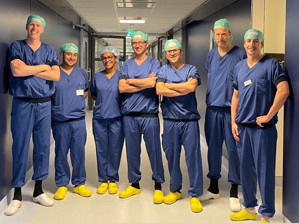 Daniel Hartmann (@hartmanndaniel5) on Twitter photo Thank you <a href="/MarcBesselink/">Marc Besselink</a> and his team for having us <a href="/amsterdamumc/">Amsterdam UMC</a> 🇳🇱!
Two robotic cases 🤖 in one day (whipple and pancreatic left resection) 🦾
Looking forward to further participate in the <a href="/EAHPBA/">E-AHPBA</a> endorsed #LEARNBOT training program for #robotic pancreatoduodenectomy <a href="/e_mips/">E-MIPS</a> Thank you <a href="/MarcBesselink/">Marc Besselink</a> and his team for having us <a href="/amsterdamumc/">Amsterdam UMC</a> 🇳🇱!
Two robotic cases 🤖 in one day (whipple and pancreatic left resection) 🦾
Looking forward to further participate in the <a href="/EAHPBA/">E-AHPBA</a> endorsed #LEARNBOT training program for #robotic pancreatoduodenectomy <a href="/e_mips/">E-MIPS</a>