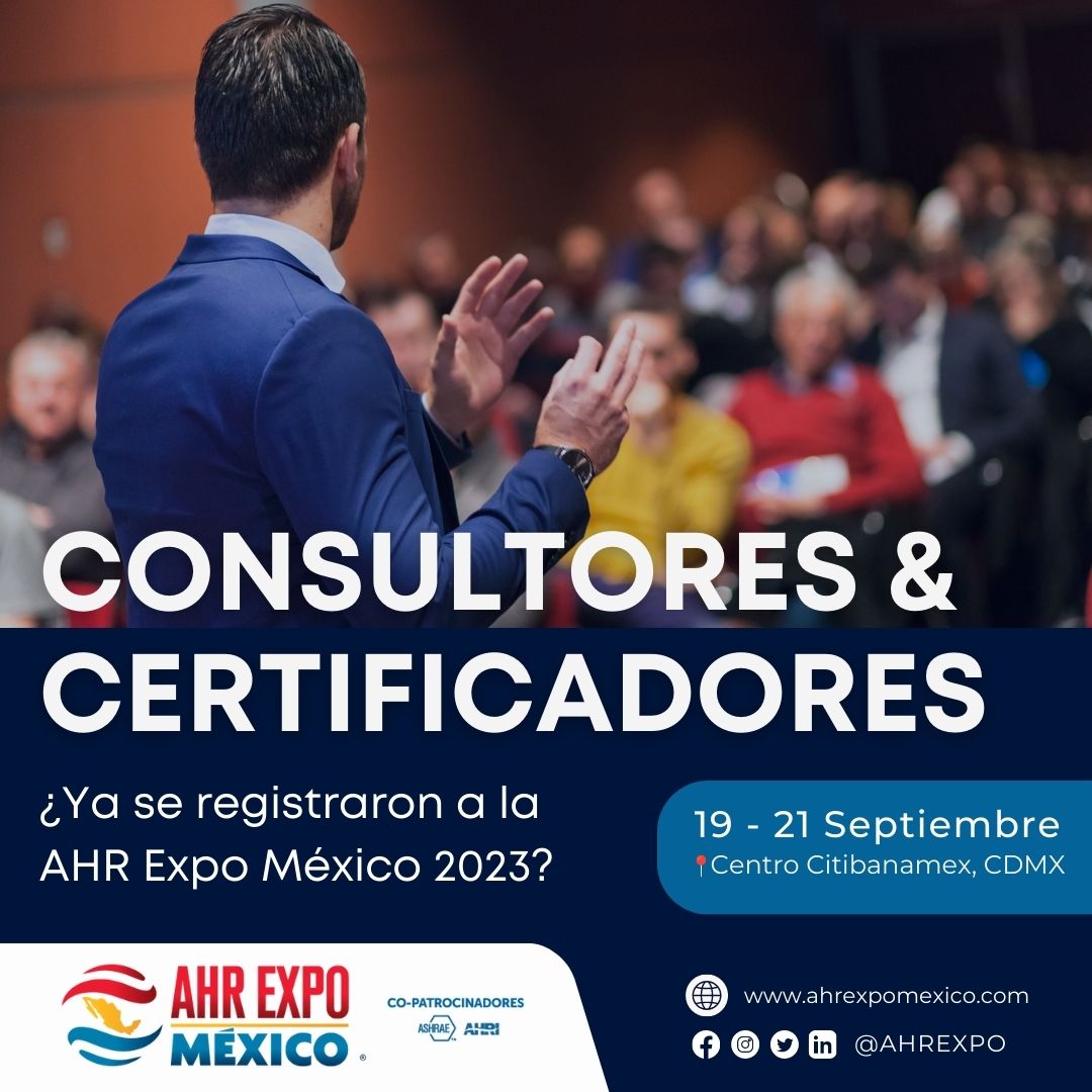 PremiumTravelMx's tweet photo. Profesionales y especialistas en eficiencia energética y sostenibilidad en el sector HVAC&amp;R. 19-21 de Septiembre 2023 en el Centro CitiBanamex. REGÍSTRATE HOY: https://t.co/lfXPyXALOx   19-21 de Sept en el Centro Citibanamex
#AHREXPOMEXICO #REFRIGERACION #CLIMATIZACION  #HVAC https://t.co/jqRvBRy1jL