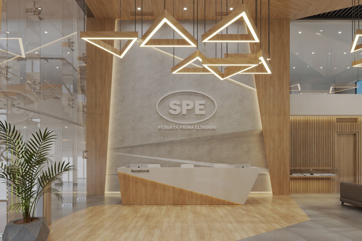 ConArchStudio's tweet photo. Interior design of this building draws inspiration from the electrifying character of lightning, capturing its essence with abstract lines. https://t.co/qpLqEmASkL