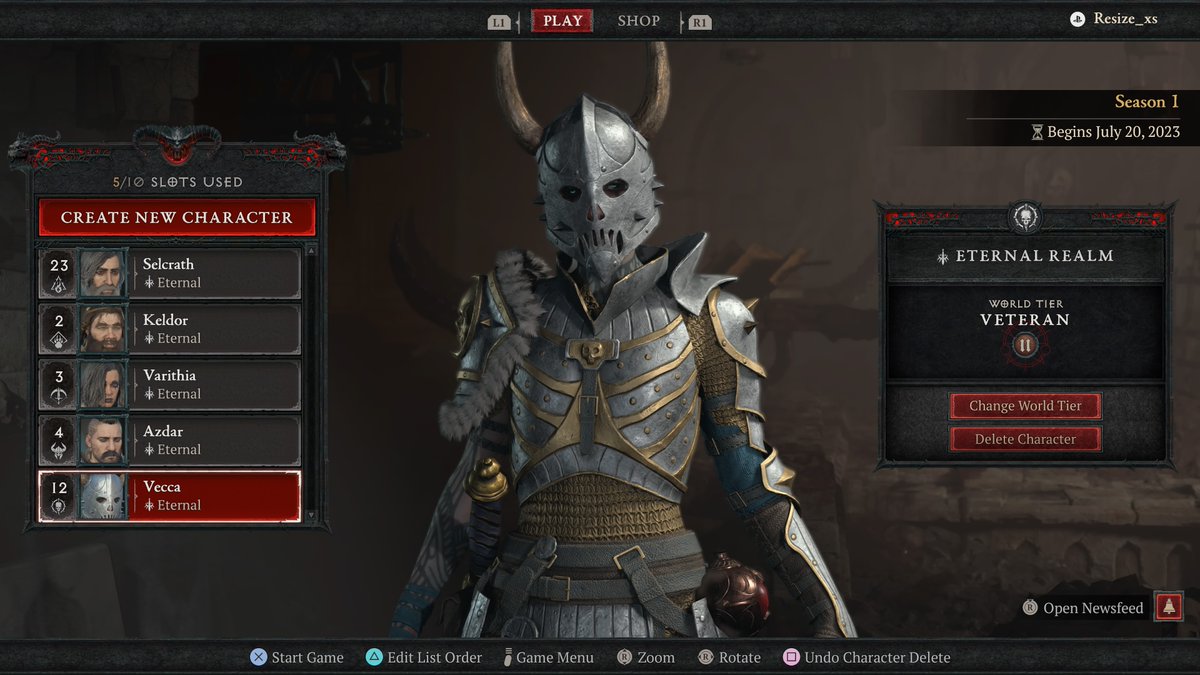 VikingZac's tweet photo. #PS5Share, #DiabloIV https://t.co/2f1WURHRLh