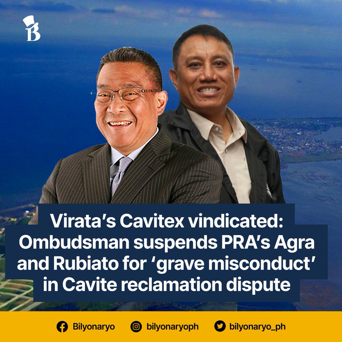 Bilyonaryo on Twitter "Ombudsman Samuel Martires, in a decision dated