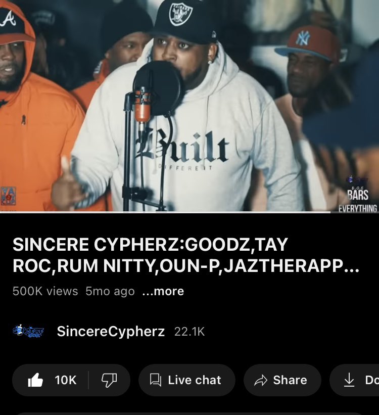 sincere_cypherz's tweet photo. B.O.E “BARS OVER EVERYTHING” CYPHER‼️REACHED THAT 500K VIEWS‼️ @Ybc4k 🎥🐐#SINCERECYPHERZ #4KCLIPFILMS https://t.co/AesJAuBrJH🔥🔥🔥🔥🔥🔥🔥🔥🔥🔥🚨🚨🚨🚨 https://t.co/AXogQBYCf3