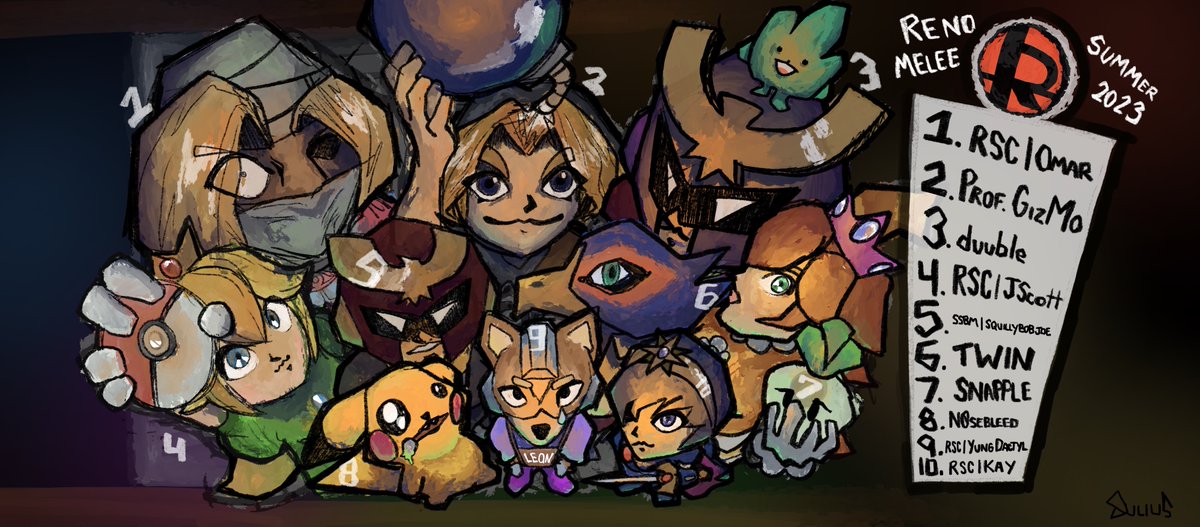 COMM: RSC Melee PR Summer 2023
#melee #smashbros #commission