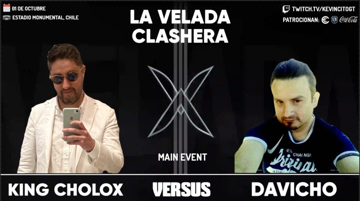 Bastiii (@bastian_castroo) on Twitter photo 🥊 LA VELADA CLASHERA🥊
LA COMUNIDAD DE CR SE PREPARA PARA EL EVENTO DEL AÑO, ENTRADAS TOTALMENTE GRATIS💵
📅 01/10/2023
🏟️ ESTADIO MONUMENTAL, SANTIAGO (CHILE)
⭐️ PARTICIPACIÓN ESPECIAL: <a href="/_PesoPluma/">Peso Pluma</a> 🥊 LA VELADA CLASHERA🥊
LA COMUNIDAD DE CR SE PREPARA PARA EL EVENTO DEL AÑO, ENTRADAS TOTALMENTE GRATIS💵
📅 01/10/2023
🏟️ ESTADIO MONUMENTAL, SANTIAGO (CHILE)
⭐️ PARTICIPACIÓN ESPECIAL: <a href="/_PesoPluma/">Peso Pluma</a>