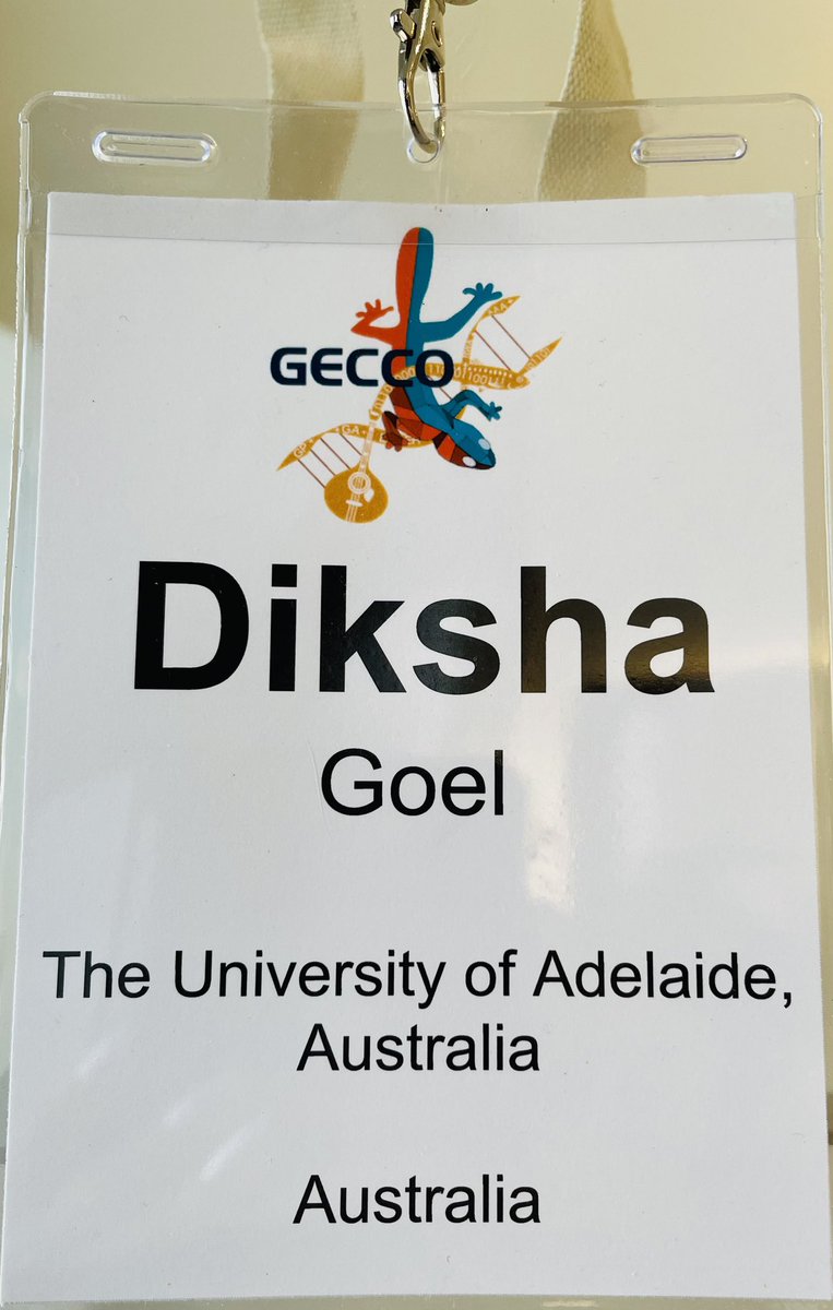 Diksha__Goel's tweet photo. @GeccoConf! Great talk by Riccardo Poli on human and AI collaboration. #GECCO2023 presentations and poster sessions were packed with groundbreaking research, and discussion with fellow attendees was truly enlightening.
Having exciting time at the conference! https://t.co/97WhD3gT8z