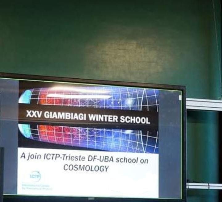 Misael_V66's tweet photo. Excited and honored to be participating in the Giambiagi Winter School on Cosmology! @ictpnews
#inflation #cosmologicalperturbations #cmb #statisticalmethods #gravitationalwaves #darkmatter #darkenergy #structureformation #cosmology #Honduras https://t.co/TFsVBqu0vP