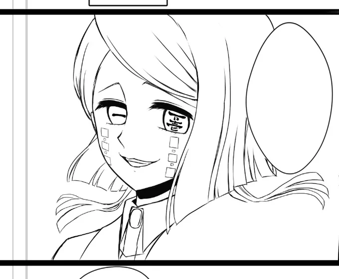 顔面の作画カロリーが高いので原稿の時に🚂は優先的に描くライフハック(?)