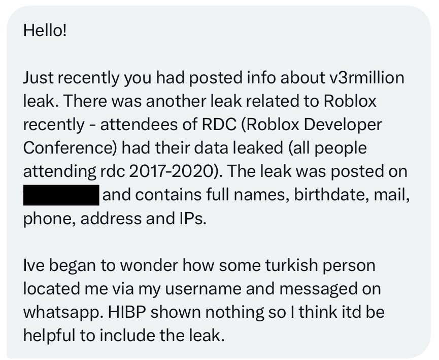 Data breach leaks personal information of 4,000 Roblox developers - The  Verge