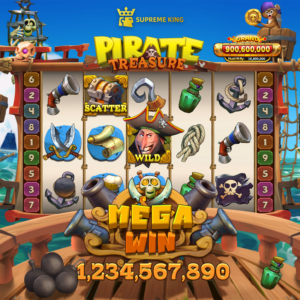 Skgglobal's tweet photo. Pirate Treasure Mega Win🏴‍☠️

A tumbling style slot machine with pirate theme, snatch your treasure now!💣💣

Download &amp; Get Your Promotion Now! 🤩
Play Here 👉 https://t.co/WXnn3nQ55T
Follow Us 👉 https://t.co/Gja54rTP8M
.
.
#SKG #SupremeKing #slotonline #onlinegaming #mobilegames https://t.co/ojUibHi8zv