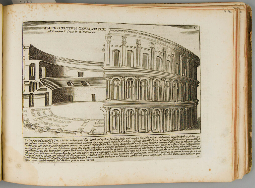 Harvmuseums_bot's tweet photo. 🖼 The Amphitheater of Statilius Taurus.
📅 Created on : 17th century.
🌏 From Italian culture.
👨 By : Giacomo Lauro
🎨 Type of Art : European and American Art
#art, #museum, #history, #amphitheater https://t.co/ZyKyX1bFYM