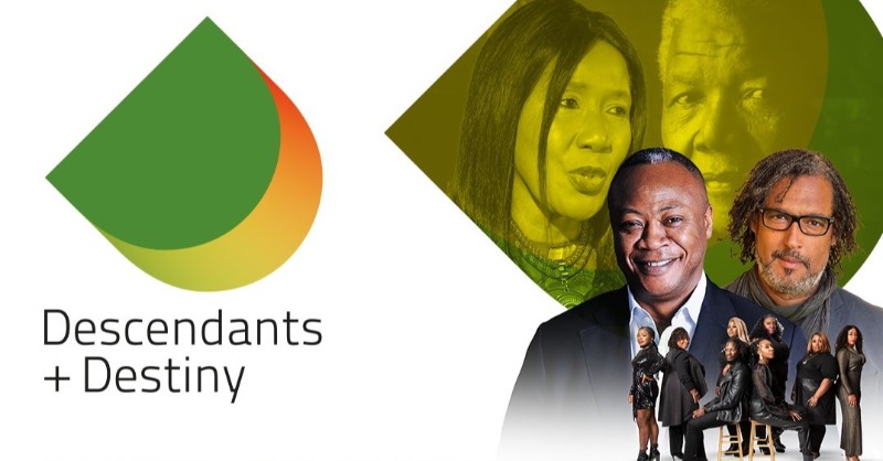 bhmuk's tweet photo. In recognition of Black History Month, Descendants &amp; Destiny with Dr Makaziwe Mandela @DavidOlusoga @andoh_adjoa
@LCGCtweets @renecarayol + More is coming to @indigoatTheO2 on Thursday 19th October. Powerful DEI conversations &amp; keynotes + live music.  #BlackHistorymonth