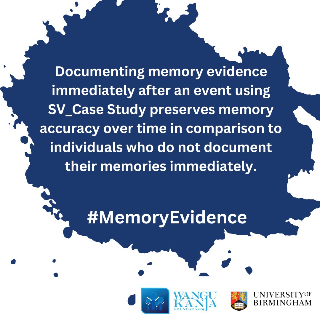 WanguKanjaF's tweet photo. The research found that memory accuracy one week later was higher for participants immediately interviewed with Mobile app compared to those interviewed solely after a one-week delay.
#MemoryEvidence https://t.co/nBuSJ3fWVd