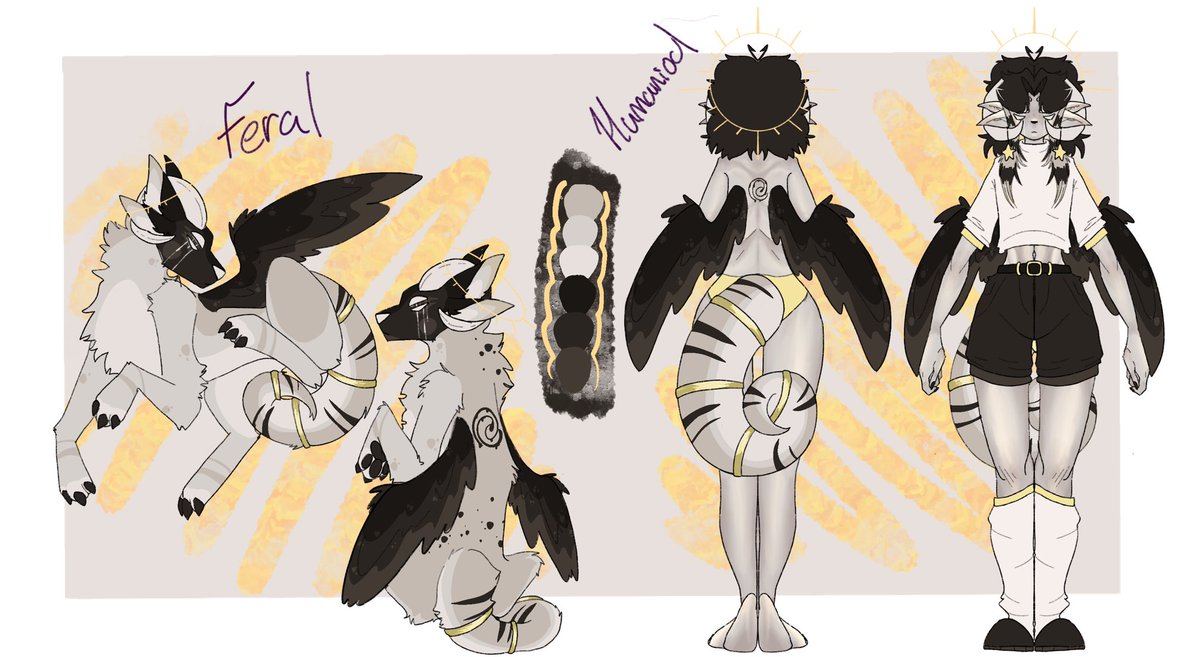 Screaming this took like 3 1/2 hours 

#feralart #humaniodart #art #digitalart #oc #humaniod #closespecies #originalcharacter